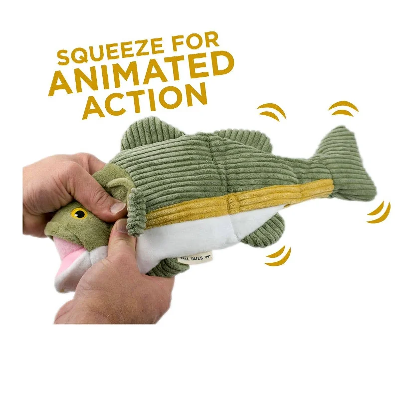 - Pet teething toy recommendationsTall Tails Animated Bass Toy