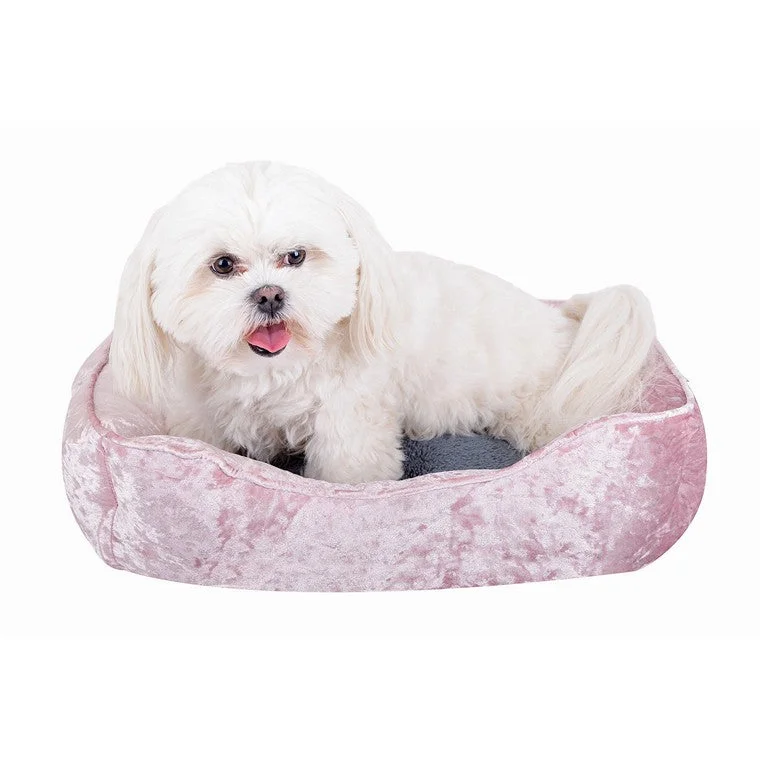 - Air box TSA certified check-inVelvet Rectangle Pet Bed, Asstd