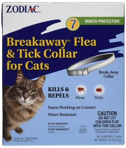 - Cat stress soothing sprayZODIAC BREAKAWAY Flea Tick COLLAR FOR CATS