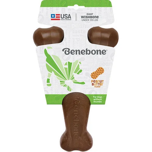 - Pet tear stain cleaning wipesBenebone Dog Wishbone Chew Peanut Butter Giant