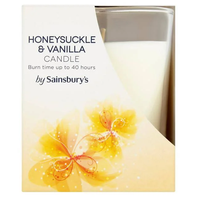 - Foldable and portable cat bagSainsbury's Honeysuckle & Vanilla Candle 175g