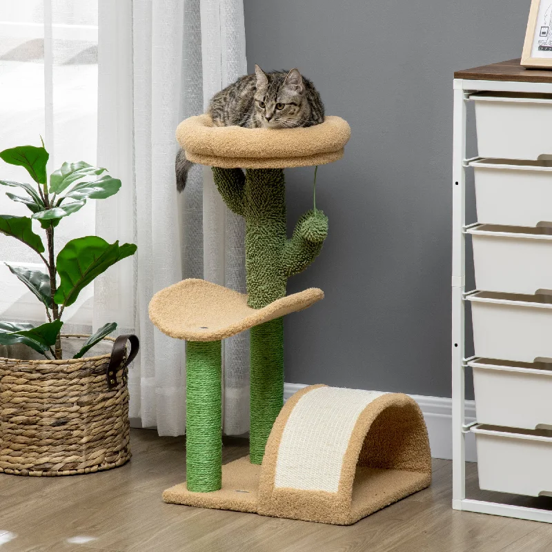  . **Pet mattress is waterproof and washable**PawHut 72cm Cat Tree