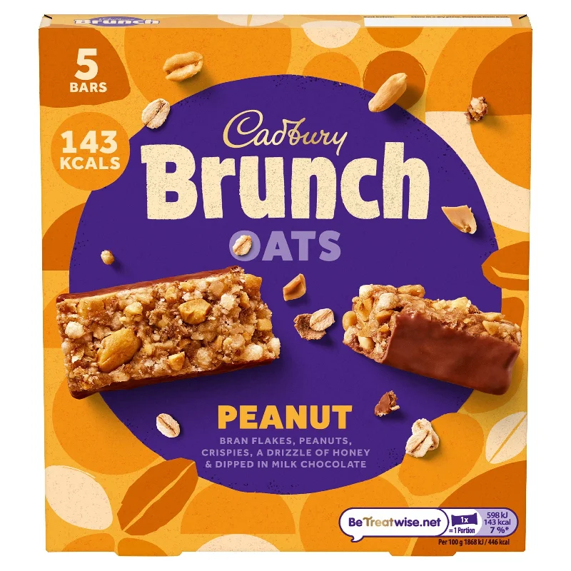  -Splash-proof food bowl AND Anti-choking slow food bowlCadbury Peanut Brunch Cereal Bar Multipack 5x32g