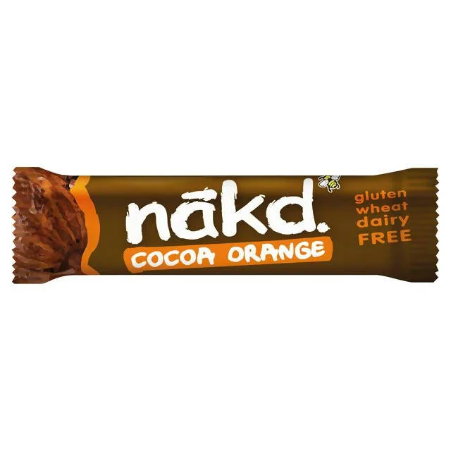 ---Nakd Cocoa Orange Fruit & Nut Bar 35g