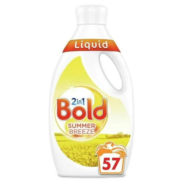 ---Bold Two-in-One Washing Liquid Summer Breeze 1.9L 57 Washes