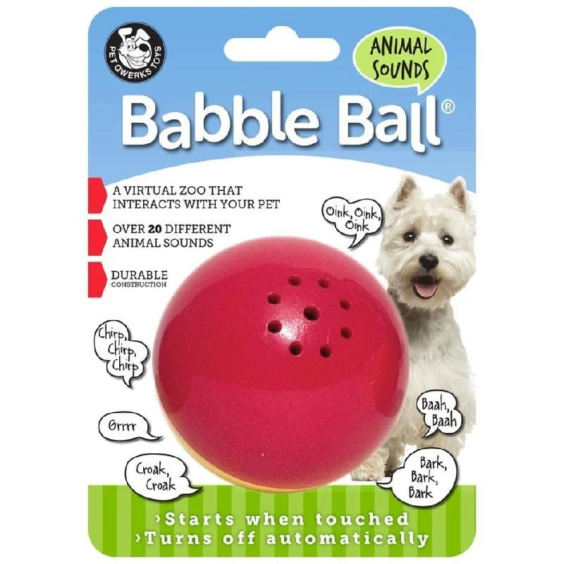 - Pet vitamin complex nutrition tabletsANIMAL SOUNDS BABBLE BALL