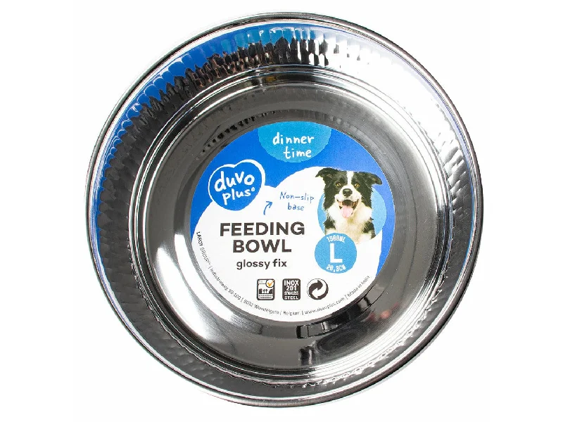 - Custom pet birthday cakeFEEDING BOWL GLOSSY FIX L - 20,3x20,3x6,6cm black