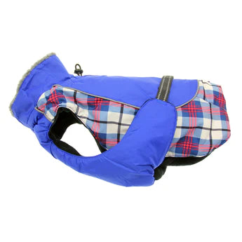 Pet ProductsAlpine All-Weather Dog Coat- Royal Blue Plaid