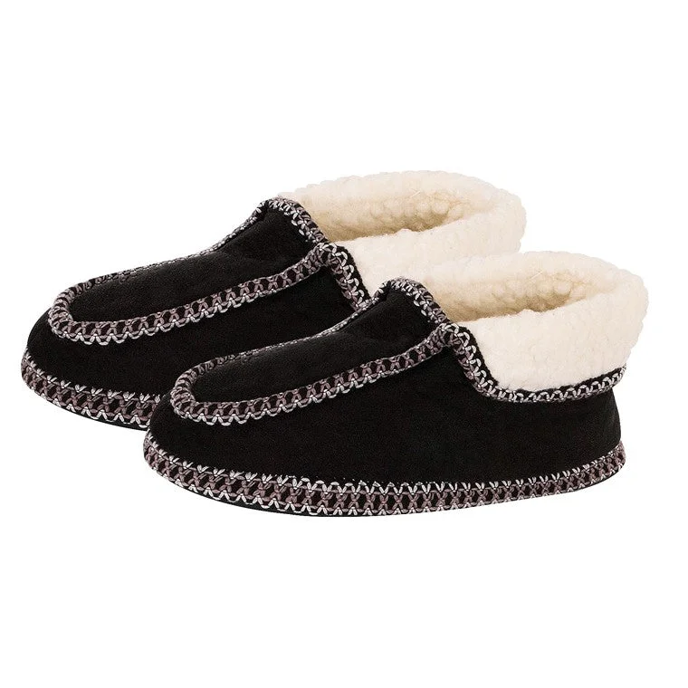 - Dog anti-slip matMens Moccasin Slipper Black