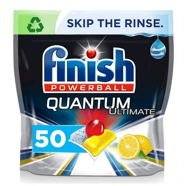 ---Finish Quantum Ultimate Clean & Shine Dishwasher Tablets x50