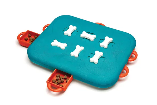  -Explosion-proof leash FOR LARGE dogsDog Casino Interactive Treat Puzzle Dog Toy, Turquoise