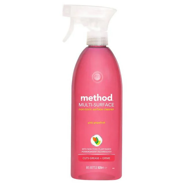 - Deodorizing cat litter tofu litterMethod Multi-Surface Cleaner, Pink Grapefruit, 828ml