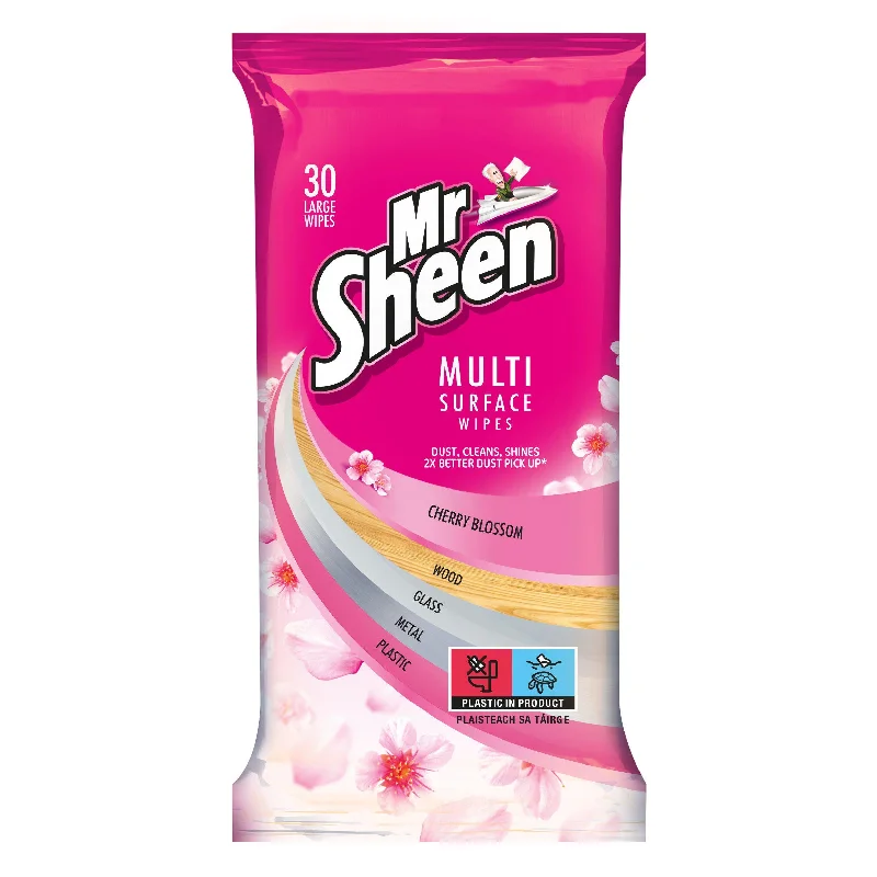 ---Mr Sheen Multi Surface Cleaning Wipes x30