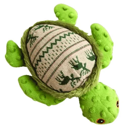 - Car dog seat beltSNUGAROOZ 10 IN. HOLLY THE TURTLE - HOLIDAY