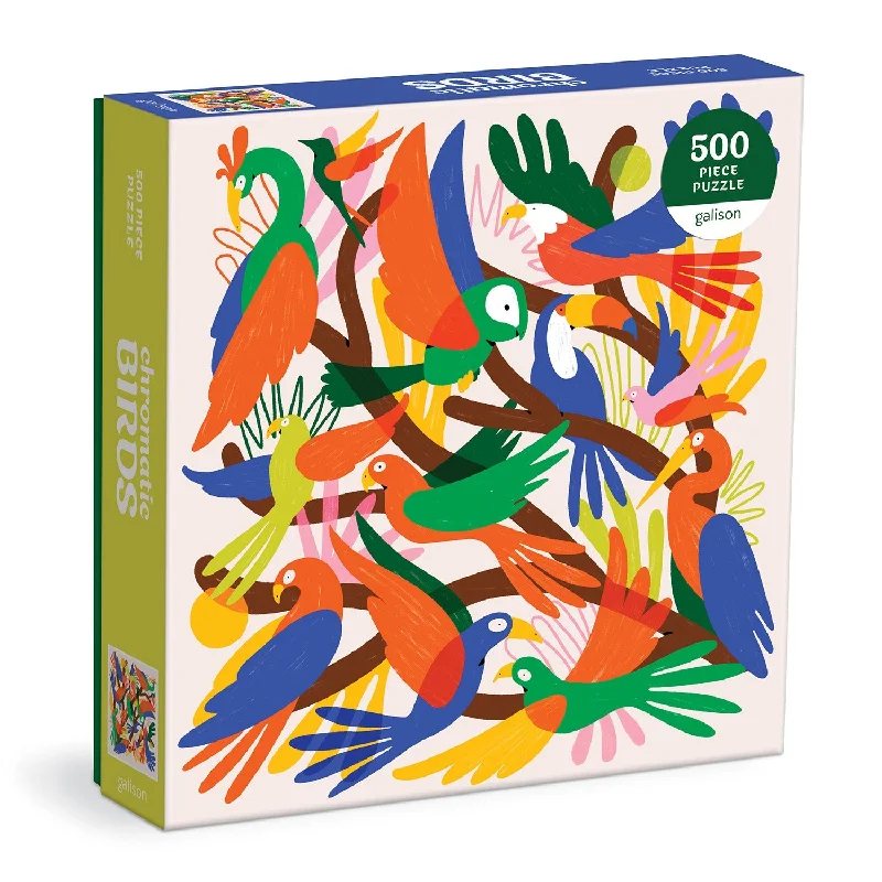 - ​​Pet toys under    yuanChromatic Birds 500 Piece Puzzle