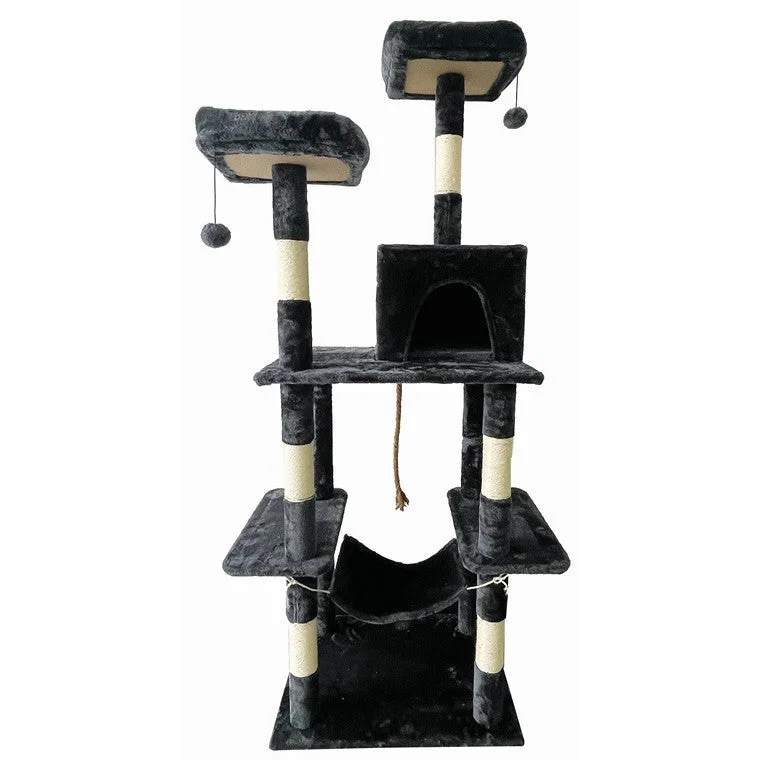 ---Grey Cat Tree Scratcher