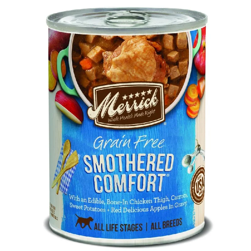 - Natural latex pet mattressMerrick Grain Free Smothered Comfort Canned Dog Food