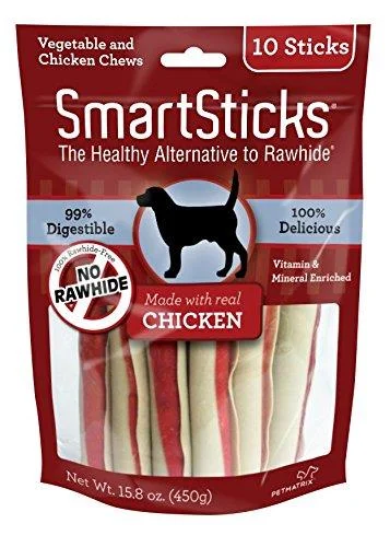 - Winter dog thick down jacketSmartSticks Rawhide Alternative Chicken 10 pack