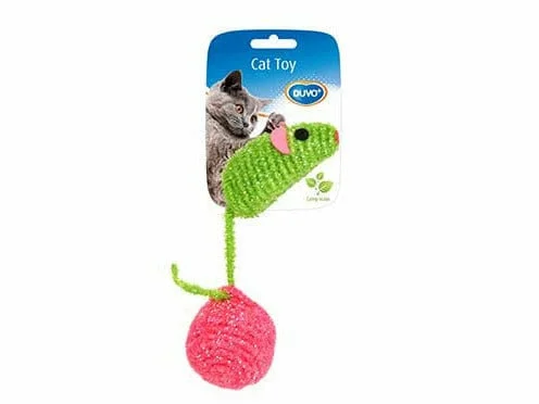 - Cat stress soothing sprayAssortment Mouse And Ball Nylon 10x4x4cm green/pink