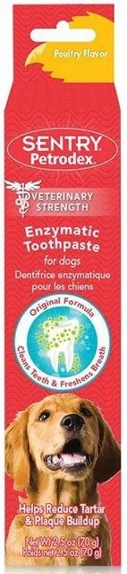 Pet ProductsSentry Petrodex Veterinary Strength Enzymatic Poultry Flavor Toothpaste for Dogs (2.5-oz)