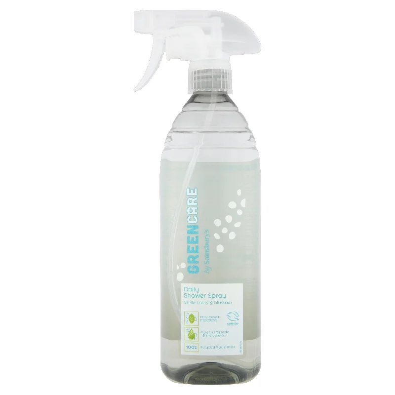 - Dog disposable foam shower gelSainsbury's Greencare Daily Shower Spray White Lotus & Blossom 750ml