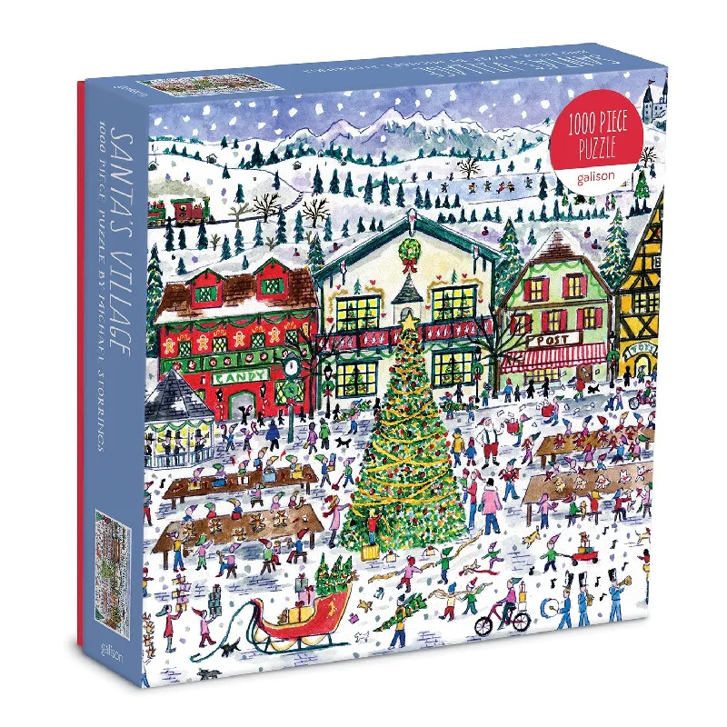 - Custom pet birthday cakeMichael Storrings Santa's Village 1000 Piece Puzzle