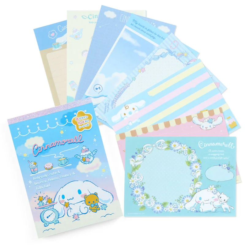 ---Cinnamoroll Memo Pad & Sticker Set