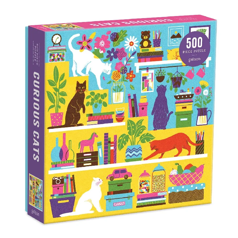 Pet ProductsCurious Cats 500 Piece Jigsaw Puzzle