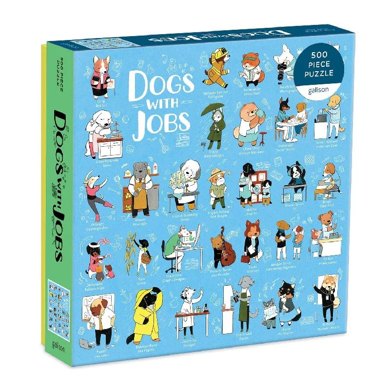 Pet ProductsDogs With Jobs 500 Piece Jigsaw Puzzle