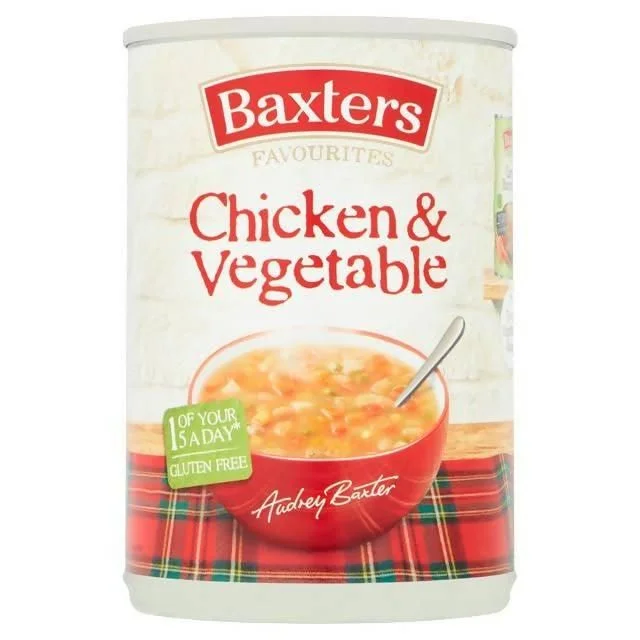 - Degradable pet feces bagBaxters Favorites, Chicken & Vegetable Soup 400g