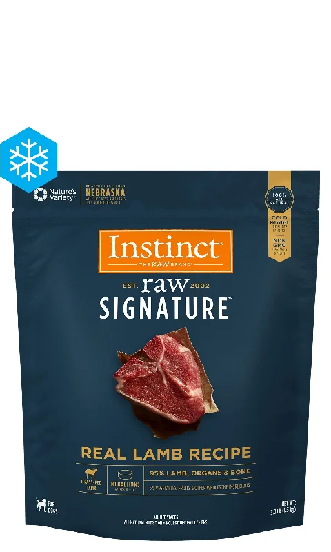 - Dog anti-slip matInstinct Raw Signature Frozen Medallions Real Lamb Recipe (3 lb)