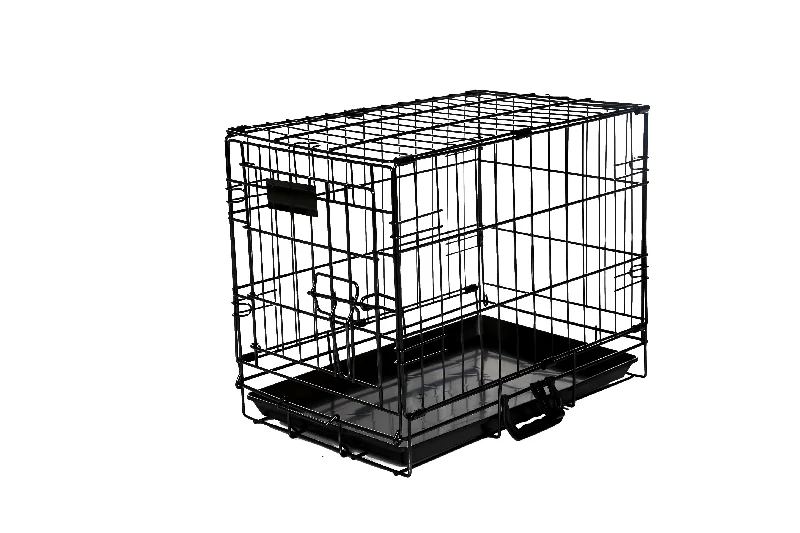 - Rabbit grass rack to prevent waste food boxMcLovin's Pet Crate Black 18"