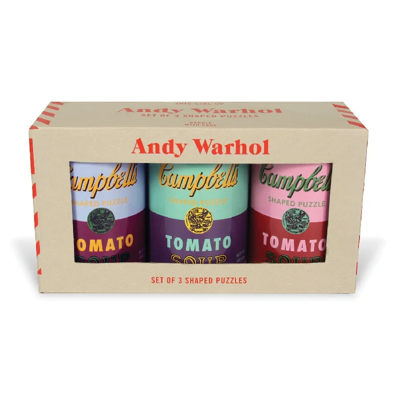 - Deodorizing cat litter tofu litterAndy Warhol Soup Cans Set of 3 Shaped Puzzles in Tins