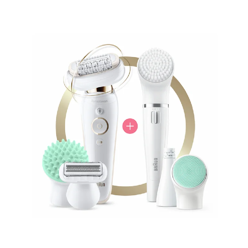 ---Braun Silk·épil 9 Flex Epilator, Beauty Set with FaceSpa, SES 9300