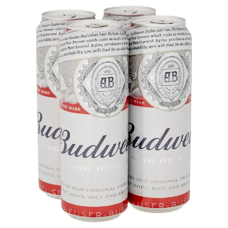 ---BUDWEISER 6 X 4 X 568ML