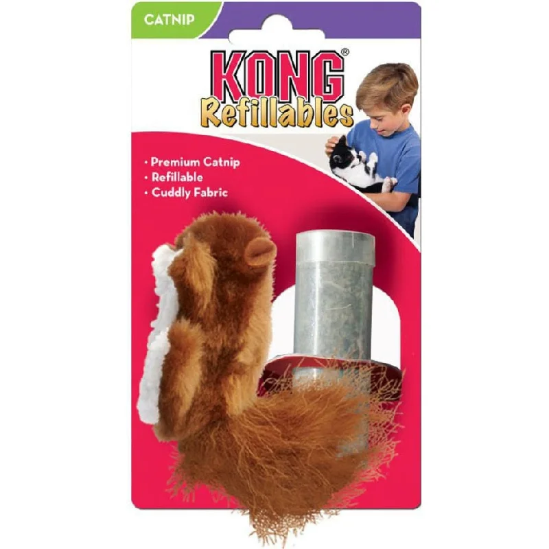 - Cat nail clippers with LED lightsKONG REFILLABLES SQUIRREL (BROWN)