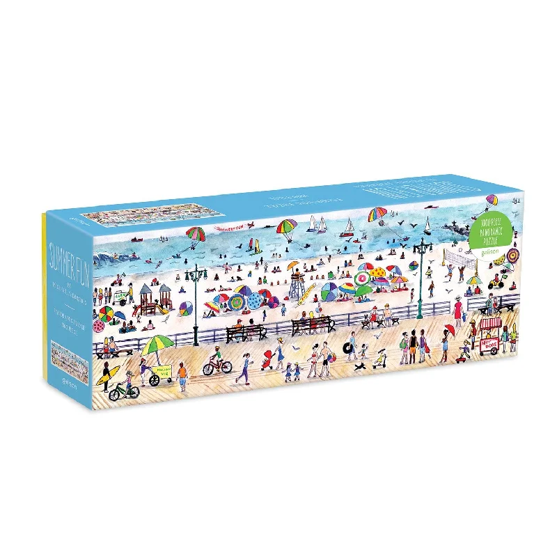  -Splash-proof food bowl AND Anti-choking slow food bowlMichael Storrings Summer Fun 1000 Piece Panoramic Jigsaw Puzzle