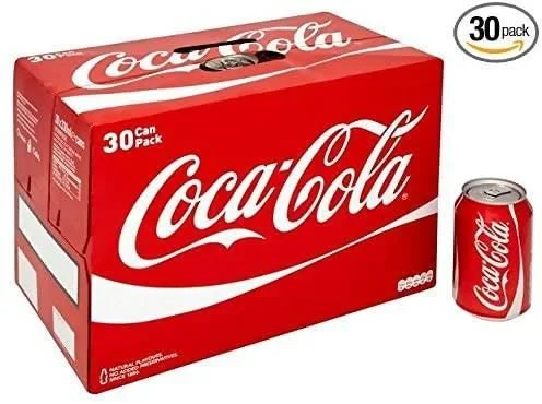 ---COCA COLA 30 X 330ML MULTIPACK CANS