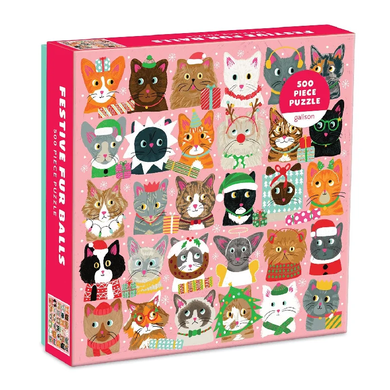 - Pet electric nail grinder silent modelFestive Furballs 500 Piece Jigsaw Puzzle