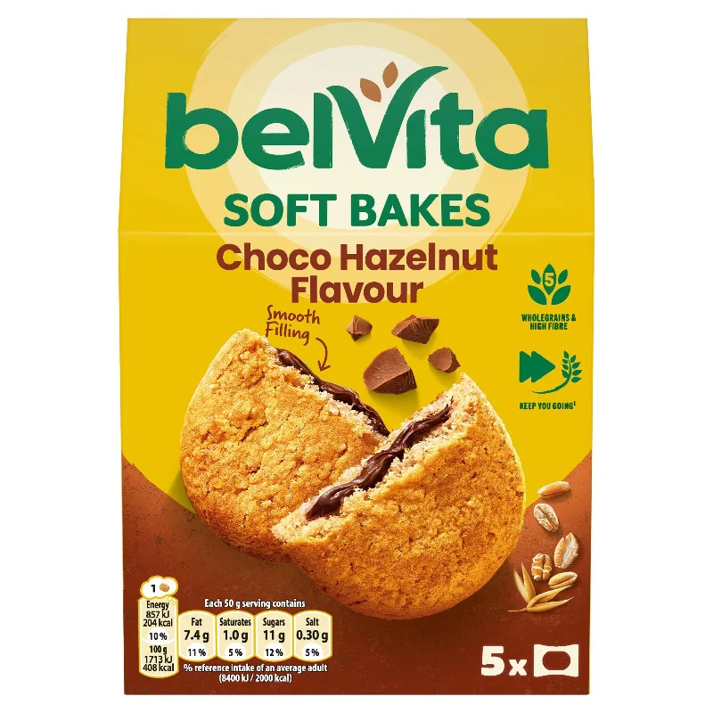 - Air box TSA certified check-inBelvita Breakfast Soft Bakes Chocolate Filled Pack x5 250g