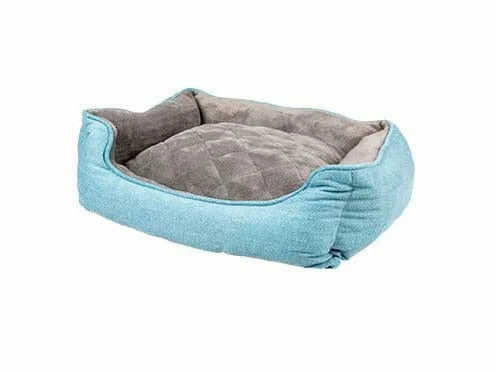 - Pet vitamin complex nutrition tabletsBED RECTANGULAR TWEED SKY S - 53x42x18cm blue/black