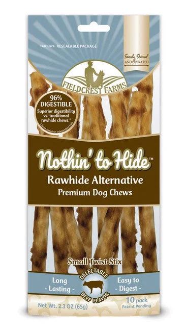 - Winter warm clothes for short-haired dogsFieldcrest Farms Nothin' To Hide Twist Stix Dog Treat Beef 10pk