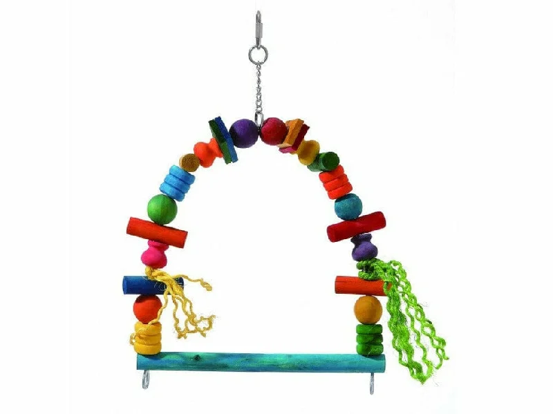 - Natural latex pet mattressWooden Blocks Arch Swing Medium