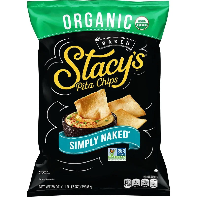 - Foldable and portable cat bagStacy's Simply Naked Organic Pita Chips, 623g