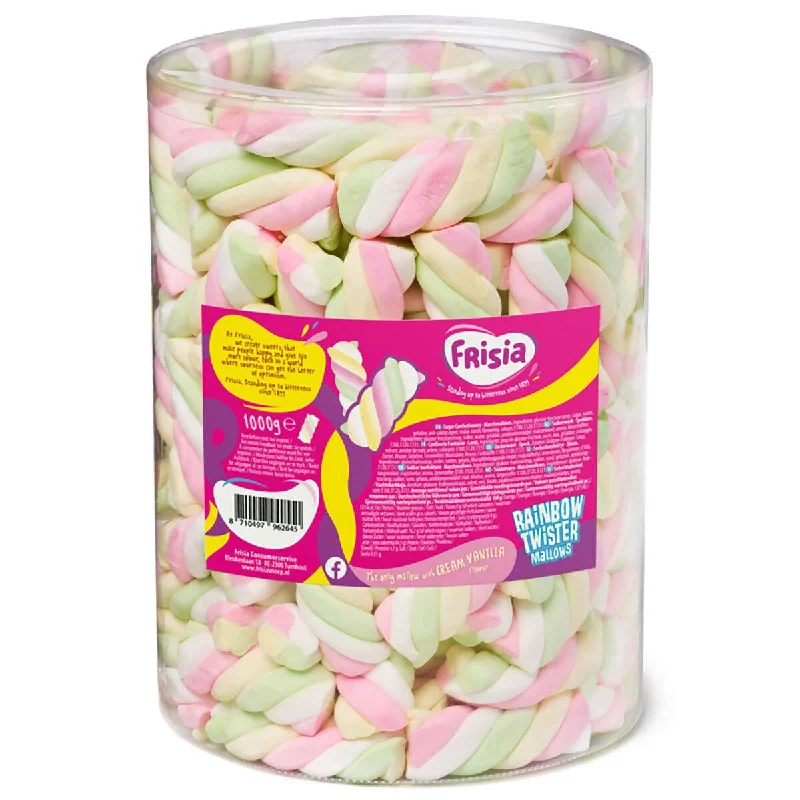 - Pet tear stain cleaning wipesFrisia Rainbow Twister Mallows Drum, 1kg