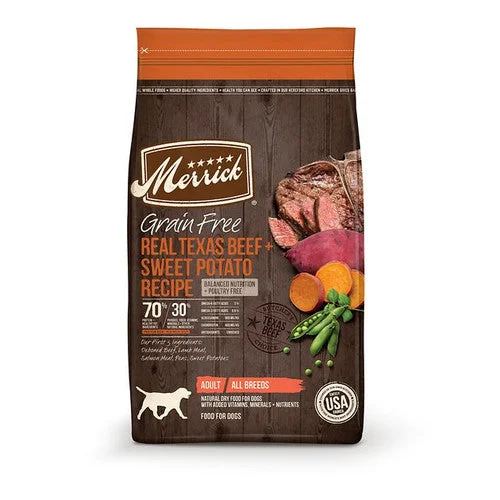 - Cat stress soothing sprayMerrick Grain Free Texas Beef & Sweet Potato Dog