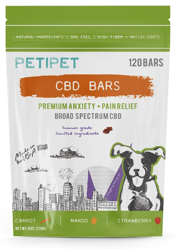 - Dog disposable foam shower gelPetiPet CBD Anxiety & Pain Relief Bars