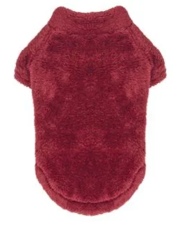 - Dog heart rate monitoring collarSoft Plush Pullover - Burgundy