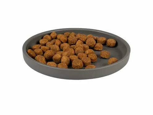 - Pet diabetes prescription foodFeeding plate Stone hush 250ml - 16,3x16,3x2,5cm grey