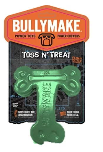 - Air box TSA certified check-inBULLYMAKE TOUGH CHEW T-BONE NYLON DOG TOY